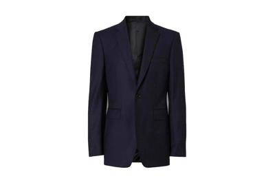 Pre-owned Burberry Classic Fit Wool Suit Navy