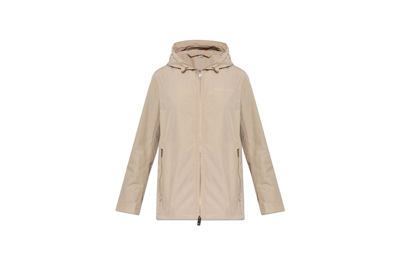 Pre-owned Burberry Everton Hooded Jacket Beige