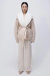 Jonathan Simkhai Astra Jacket In Blush