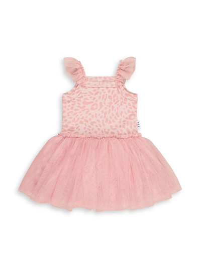 Huxbaby Little Girl's & Girl's Animal Summer Ballet Dress In Neutral