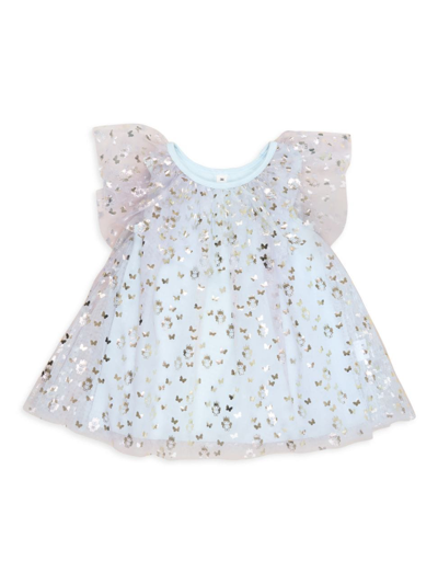 Huxbaby Baby Girl's, Little Girl's & Girl's Butterfly Unicorn Dress In Neutral