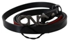 COSTUME NATIONAL COSTUME NATIONAL CHIC BLACK LEATHER FASHION WOMEN'S BELT