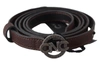 COSTUME NATIONAL COSTUME NATIONAL ELEGANT BROWN LEATHER BELT WITH RUSTIC WOMEN'S HARDWARE
