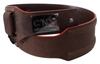 Costume National Elegant Dark Brown Leather Fashion Women's Belt In Brown