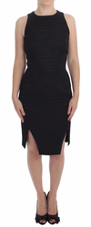 Daizy Shely Black Sheath Party Evening Knee Length Dress In Black