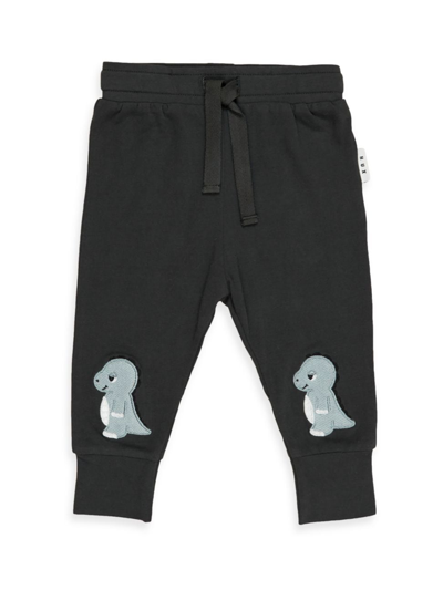 Huxbaby Baby Boy's, Little Boy's & Boy's Dinosaur Graphic Track Trousers In Neutral