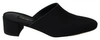 Dolce & Gabbana Black Grosgrain Slides Sandals Women Women's Shoes In Black
