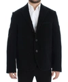 DOLCE & GABBANA DOLCE & GABBANA ELEGANT BLACK MARTINI BLAZER MEN'S JACKET