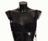 Dolce & Gabbana Black Polka Dot Satin Lace Balconette Bra In Black