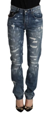 DOLCE & GABBANA DOLCE & GABBANA ELEGANT SKINNY DENIM JEANS FOR THE MODERN WOMEN'S WOMAN