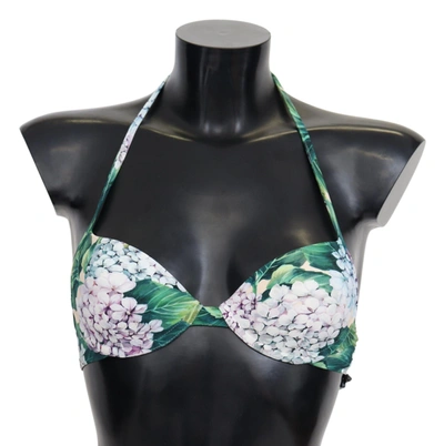 Dolce & Gabbana Chic Floral Bikini Top - Summer Swimwear Women's Delight In Multicolor