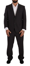 Domenico Tagliente Doico Tagliente Dark Gray Single Breasted Formal Suit In Gray