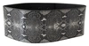 Ermanno Scervino Black Wide Leather Snakeskin Design Waist Belt In Black