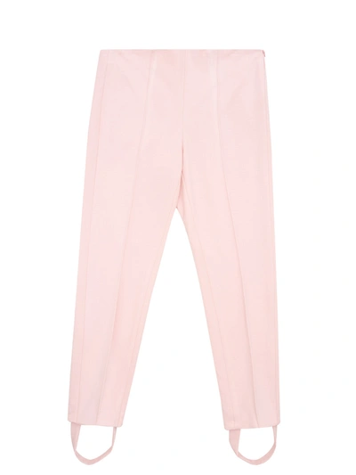 Lardini Viscose Jodpurs Style Women's Trousers In Pink