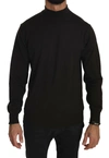 Mila Schön Brown Turtle Neck Pullover Wool Sweater In Brown