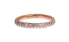Nialaya Chic Pink Crystal-encrusted Silver Ring In Pink