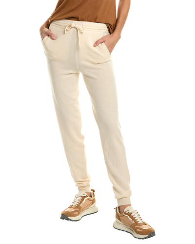 Max Mara Cervo Wool & Cashmere-blend Trouser In White
