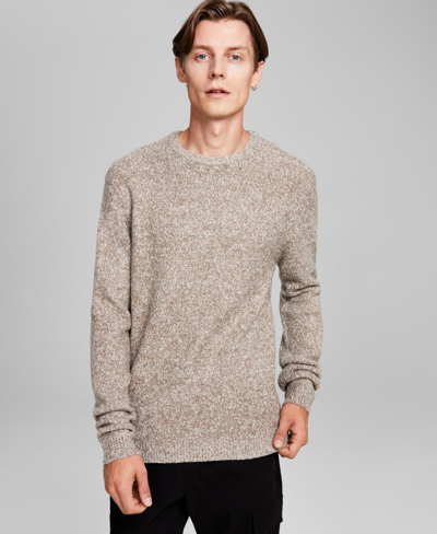 And Now This Men's Regular-fit Boucle Sweater, Created For Macy's In F Natural Twist
