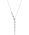 WRAPPED IN LOVE DIAMOND ASYMMETRIC LARIAT NECKLACE (1 CT. T.W.) IN 14K GOLD OR 14K WHITE GOLD, 15" + 2" EXTENDER, CR