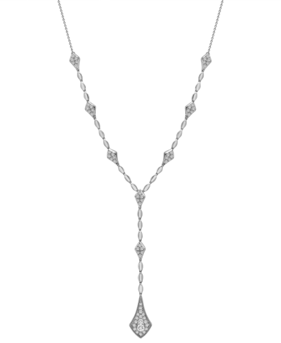 Wrapped In Love Diamond Multi Cluster Lariat Necklace (1 Ct. T.w.) In 14k Gold Or 14k White Gold, 15" + 2" Extender,