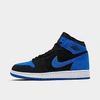 Nike Kids Blue & Black Air Jordan 1 High Og Big Kids Sneakers In Black/royal Blue/white/royal Blue