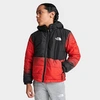 The North Face Kids'  Inc Boys' Mt. Chimbo Reversible Puffer Jacket In Fiery Red Dip Dye