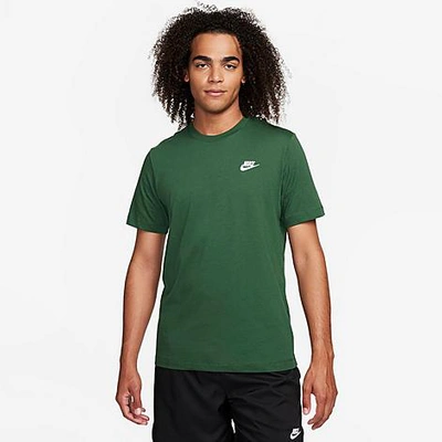 Nike Men's  Sportswear Club T-shirt In Green