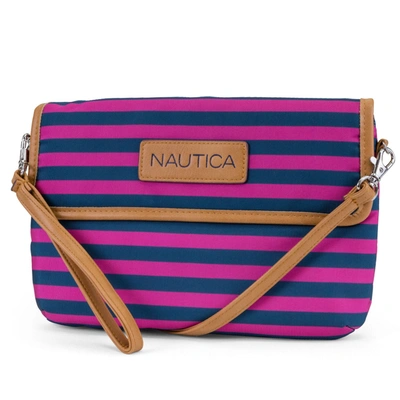 Nautica Womens Nylon Mini Wallet In Multi