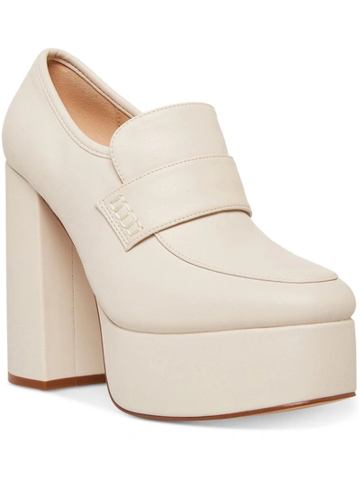 Madden Girl Dean Womens Slip On Dressy Platform Heels In Multi