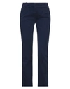 Aspesi Woman Pants Navy Blue Size 0 Cotton, Elastane