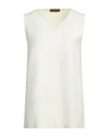 Vaara Eva Curved-hem Tank Top In White