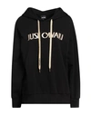 Just Cavalli Woman Sweatshirt Black Size Xxs Cotton, Elastane In Black