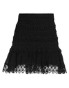 Charo Ruiz Ibiza Woman Mini Skirt Black Size S Cotton, Polyester