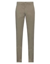 Dondup Man Pants Sand Size 30 Polyester, Viscose, Elastane In Green