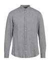 Emporio Armani Man Shirt Grey Size Xxxl Linen