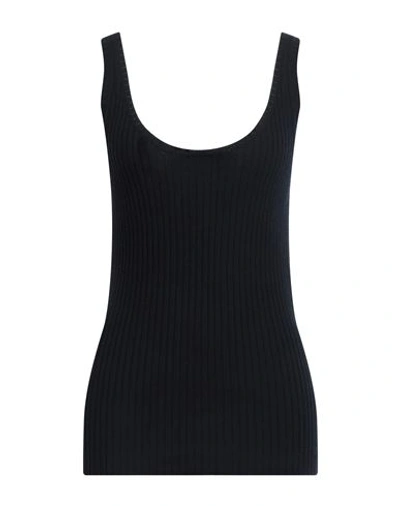 Chloé Woman Top Black Size 4 Virgin Wool