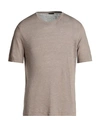 Retois Man Sweater Dove Grey Size Xxl Linen, Cotton