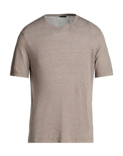 Retois Man Sweater Dove Grey Size M Linen, Cotton
