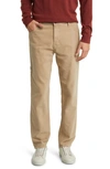 Ag Everett Slim-straight Twill Pants In Barley Harvest