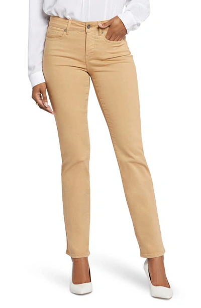 Nydj Marilyn Straight Jean In Biscuit