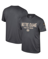 Colosseum Men's  Charcoal Notre Dame Fighting Irish Oht Military-inspired Appreciation T-shirt In Charcoal