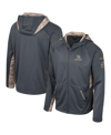 Colosseum Men's  Charcoal Kentucky Wildcats Oht Military-inspired Appreciation Camo Raglan Full-zip H In Charcoal