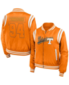 WEAR BY ERIN ANDREWS WOMEN'S WEAR BY ERIN ANDREWS TENNESSEE ORANGE TENNESSEE VOLUNTEERS FOOTBALL BOMBER FULL-ZIP JACKET