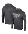 COLOSSEUM MEN'S COLOSSEUM CHARCOAL FLORIDA STATE SEMINOLES OHT MILITARY-INSPIRED APPRECIATION LONG SLEEVE HOOD