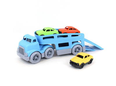 Areyougame Green Toys Car Carrier With Mini Cars In Multi