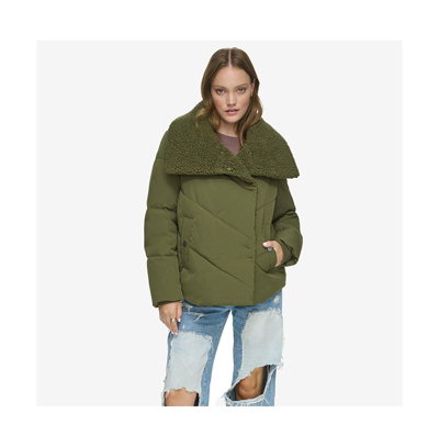 Andrew Marc Marc New York Valencia Coat In Artichoke