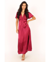 Petal And Pup Hathaway Midi Dress In Red