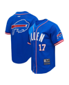 Pro Standard Josh Allen Royal Buffalo Bills Baseball Player Button-up Shirt In Royal