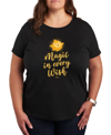 AIR WAVES AIR WAVES TRENDY PLUS SIZE DISNEY WISH GRAPHIC T-SHIRT