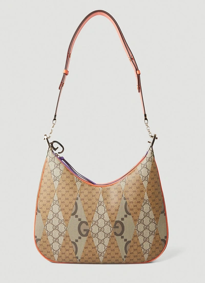 Gucci Attache Shoulder Bag In Beige